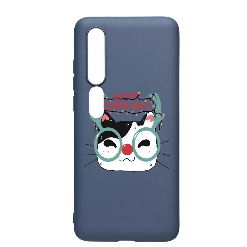 Husa Silicon Compatibila Cu Xiaomi Mi 10 / Mi 10 Pro, I Want To Be Rudolph, rezistenta la uzura, anti-alunecare, AlaskanBlue, AB877