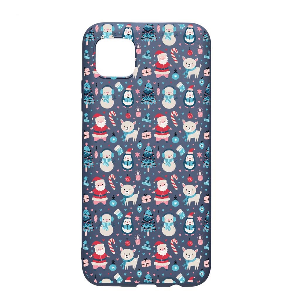 Husa Silicon Compatibila Cu Samsung Galaxy A42 5G, Christmas Ornaments, rezistenta la uzura, anti-alunecare, AlaskanBlue, AB876