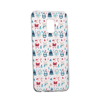 Husa Silicon Compatibila Cu Samsung Galaxy A6 2018, Christmas Ornaments, rezistenta la uzura, anti-alunecare, 876 Husa Silicon Compatibila Cu Samsung Galaxy A6 2018, Christmas Ornaments, rezistenta la uzura, anti-alunecare, 876