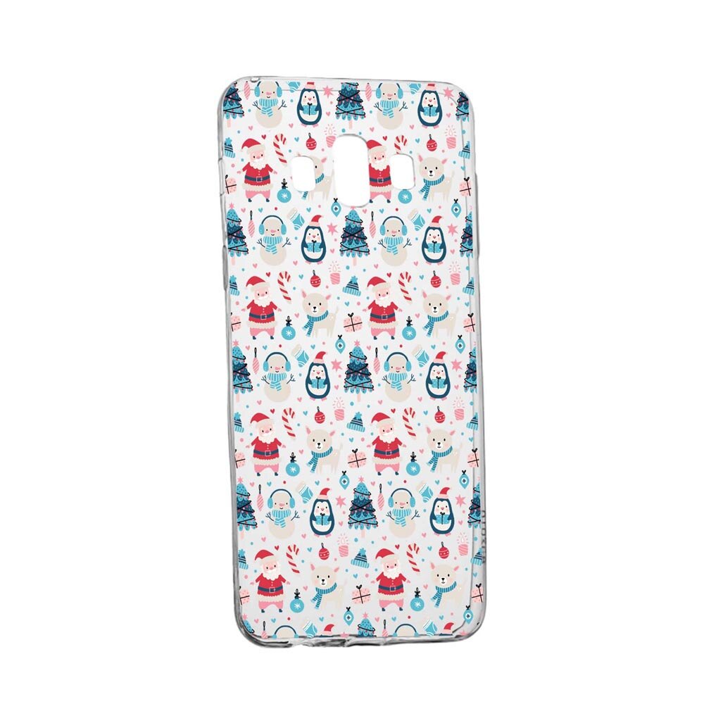 Husa Silicon Compatibila Cu Samsung Galaxy J6 Plus 2018, Christmas Ornaments, rezistenta la uzura, anti-alunecare, 876