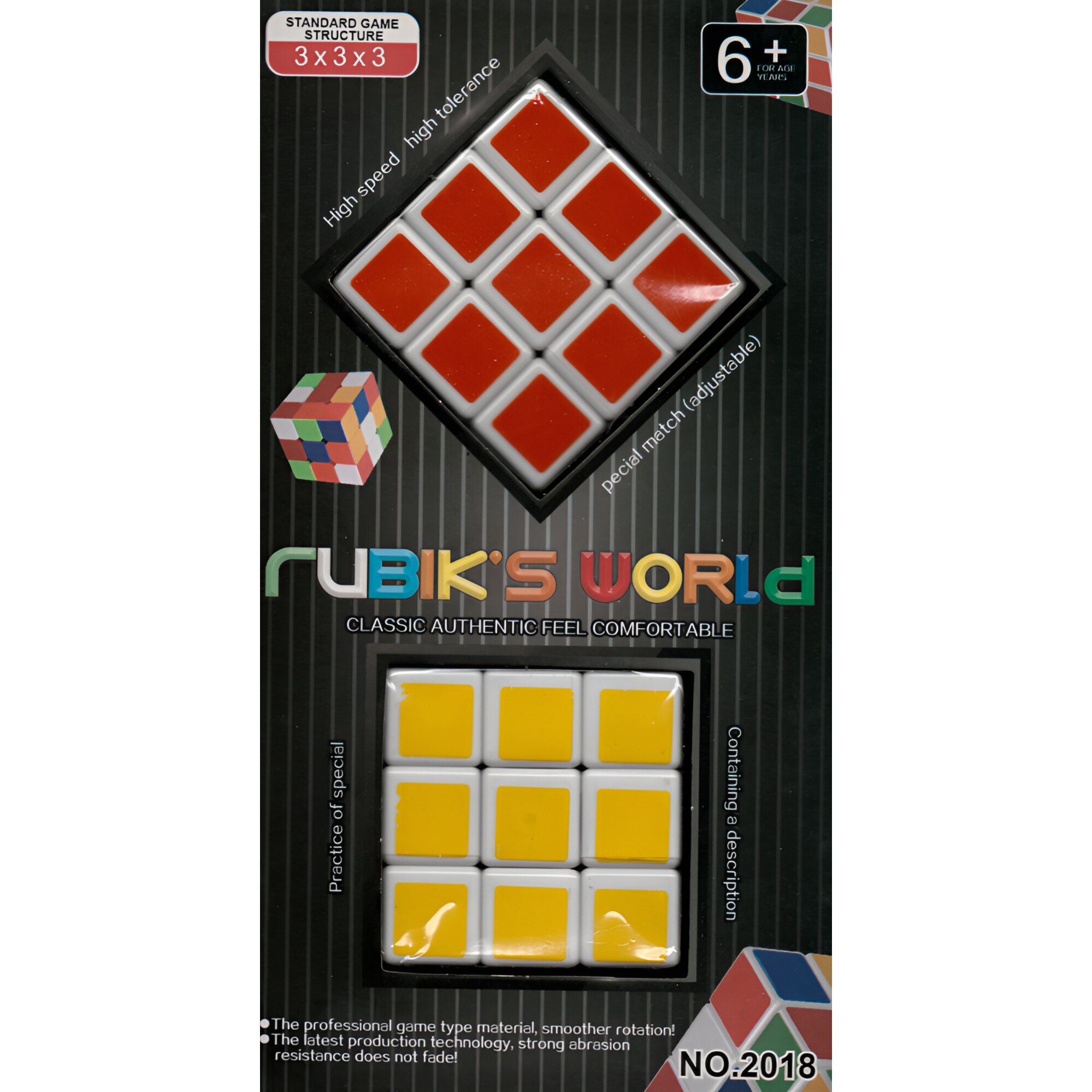 Set 2 cuburi RUBIK Clasic, 3x3x3, Speed cubing