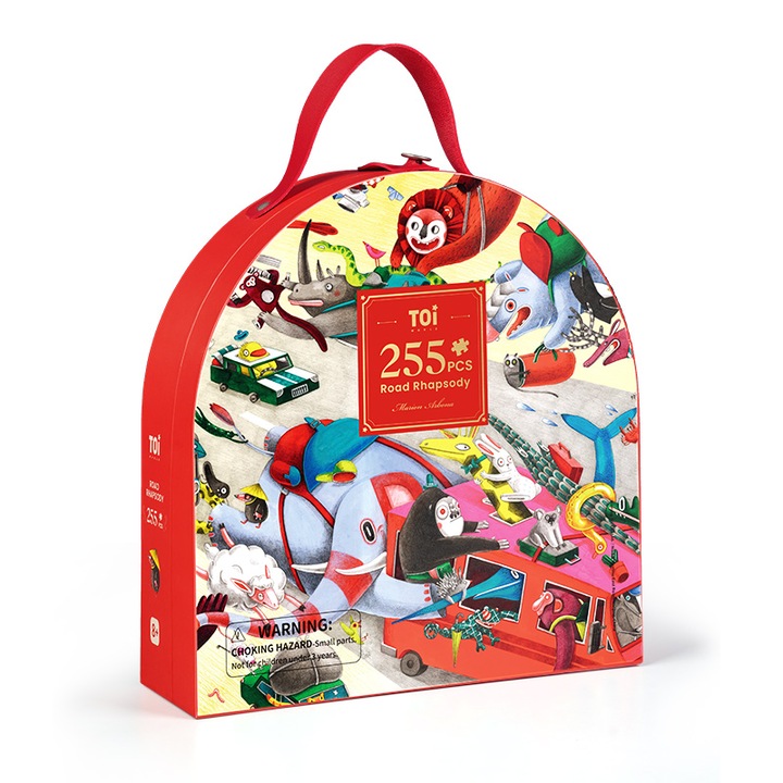 Puzzle On the Road, Toi World, Multicolor, 255 db