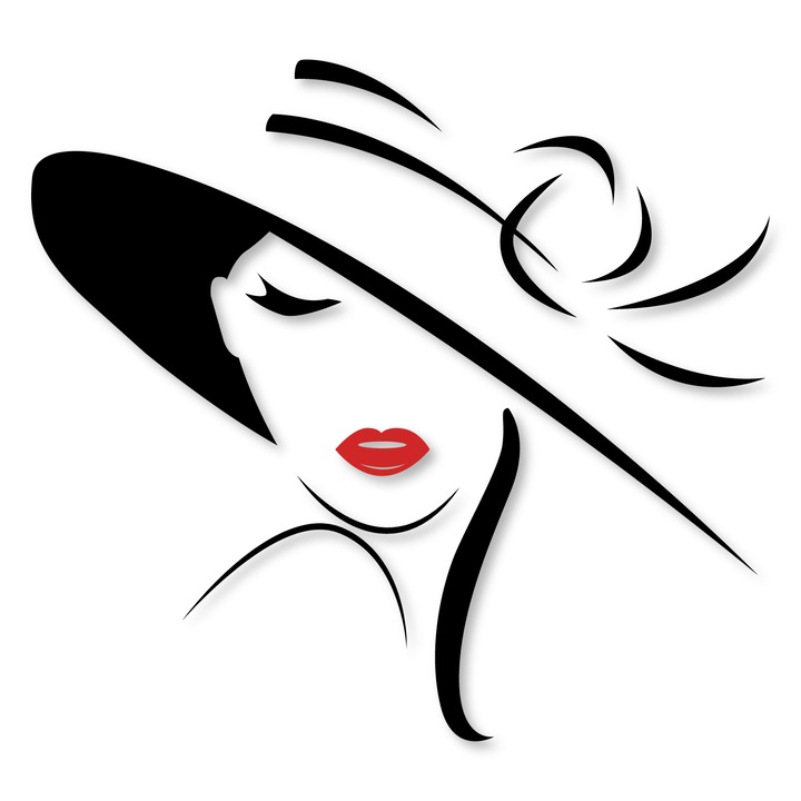 Kit Autocolant decorativ de perete, Model Lady, 58 x 54 cm