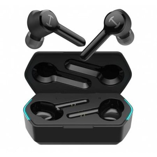 Casti wireless, Edifier, HECATE GM6, Negru, In-Ear, TWS, Bluetooth 5.0, Raza 10 m, Tehnologie ENC si aptX, Rezistenta la apa IPX5