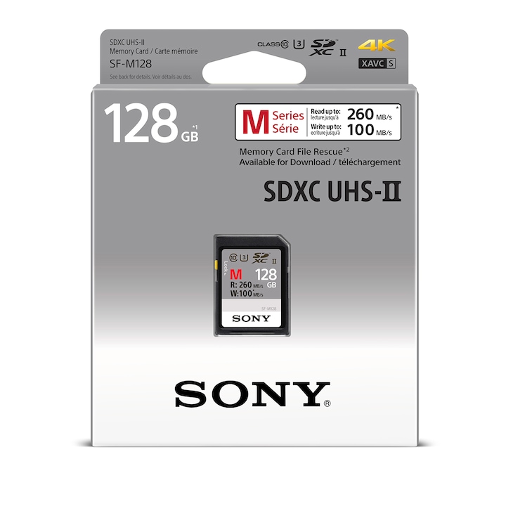 Карта памет SONY SFG1M, 128GB SD, SDXC, Клас 10 UHS-II