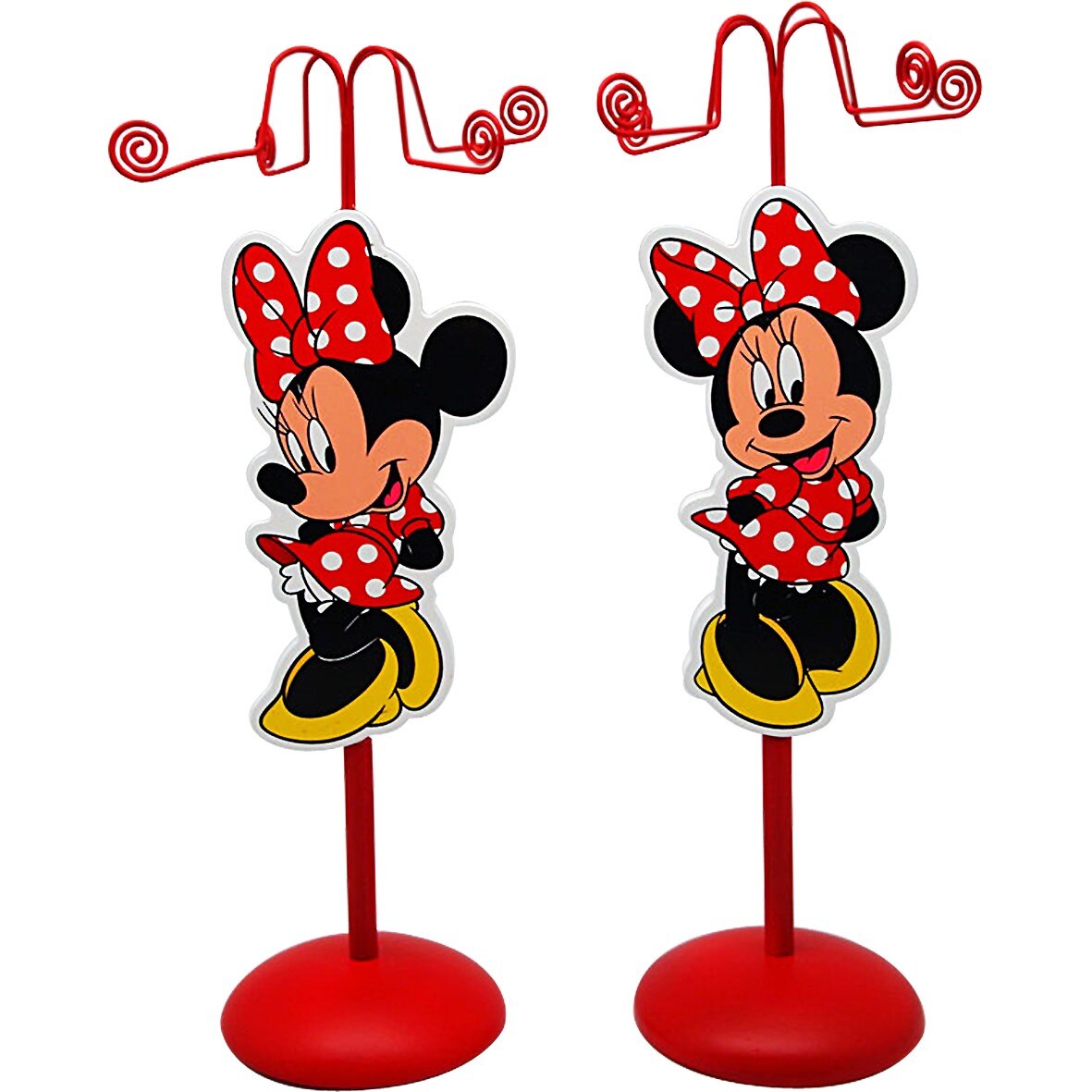 Suport rosu pentru bijuterii Minnie Mouse