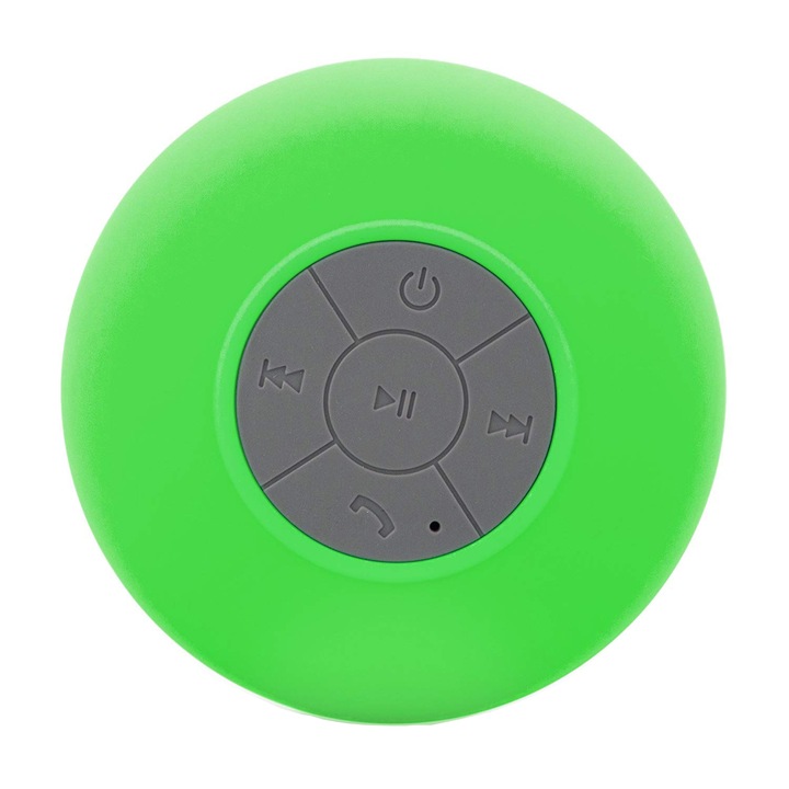 Високоговорител Мини преносим и водоустойчив Bluetooth BTS-06, Smartic®, зелен