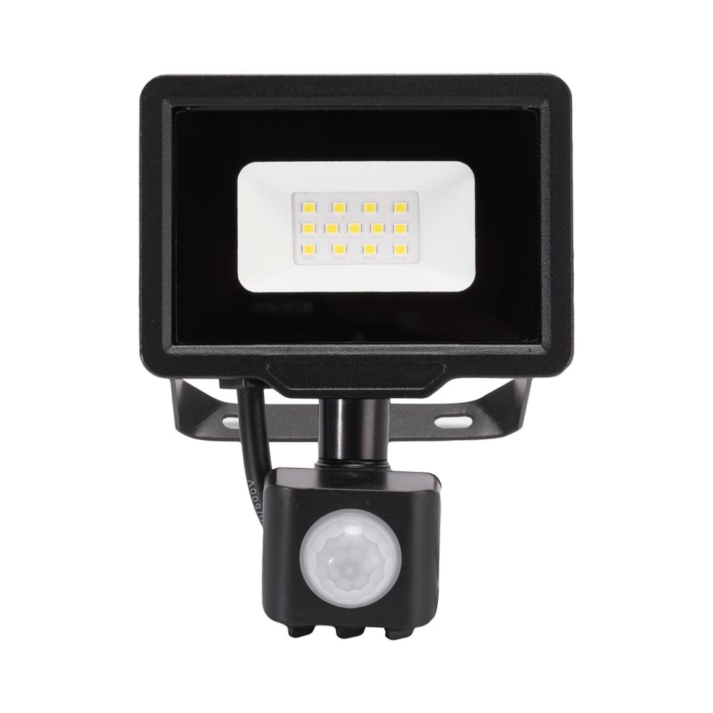 Proiector Senzor SMD Slim LED 10W Negru 50000 h Autonomie