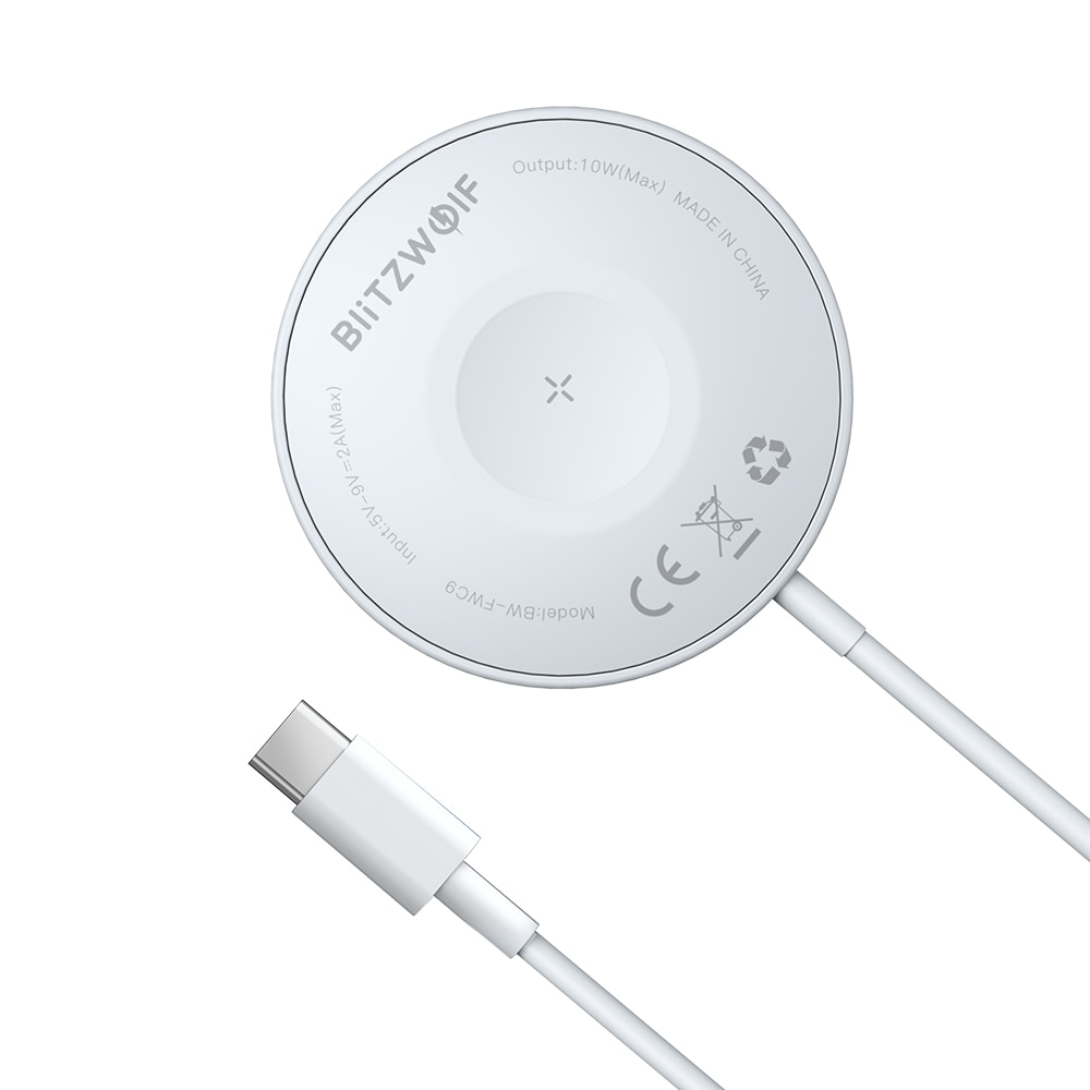 Incarcator magnetic magnetic 3 in 1de 15 w incarcator rapid fara fir airpods,watch,iphone 12 pro max- alb