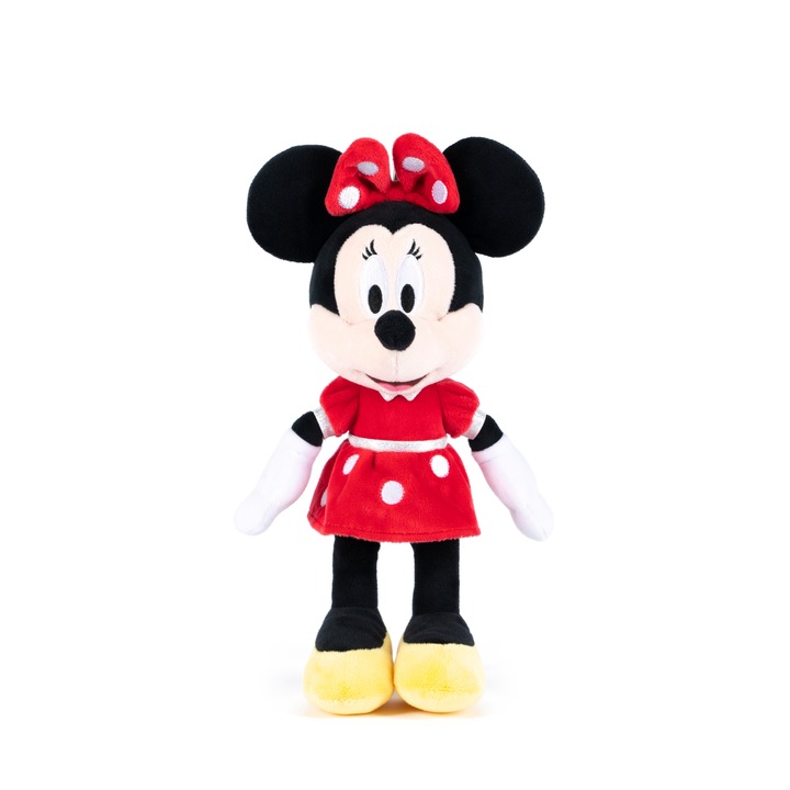 Disney Minnie plüssjáték piros ruhával, 80 cm