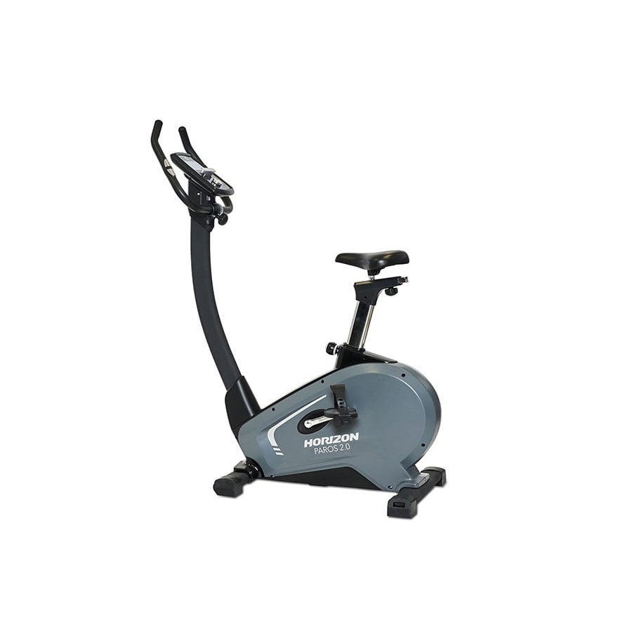 Bicicleta fitness HORIZON PAROS 2.0- Greutate utilizator 136kg, Greutate volanta 7kg, 16 nivele rezistenta, 16 programe antrenament