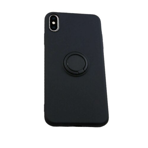 Husa pentru Motorola Moto E7 Power / E7i Power silicone ring magnetic stand neagra
