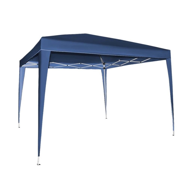Cort Pavilion Pliabil Express, pentru Curte, Gradina sau Evenimente, Dimensiune 3x3m, Culoare Albastru