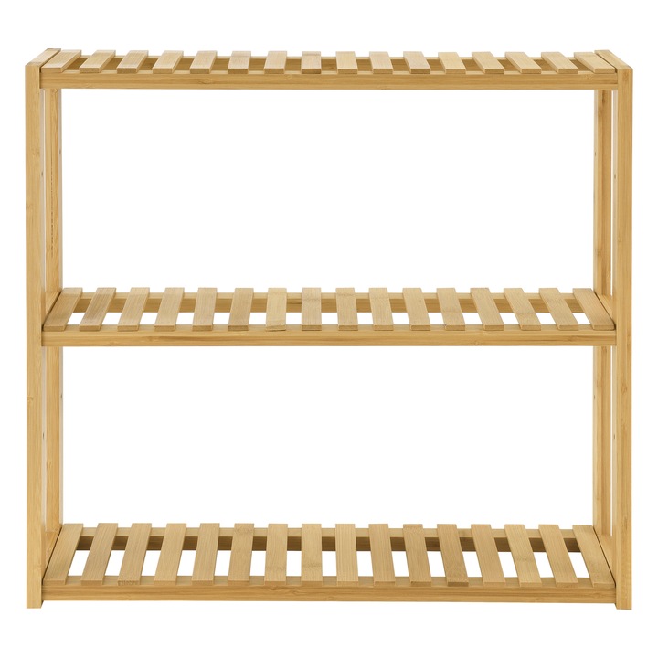Бамбукова етажерка Sonata Örnsköldsvik, размери 60x15x54см