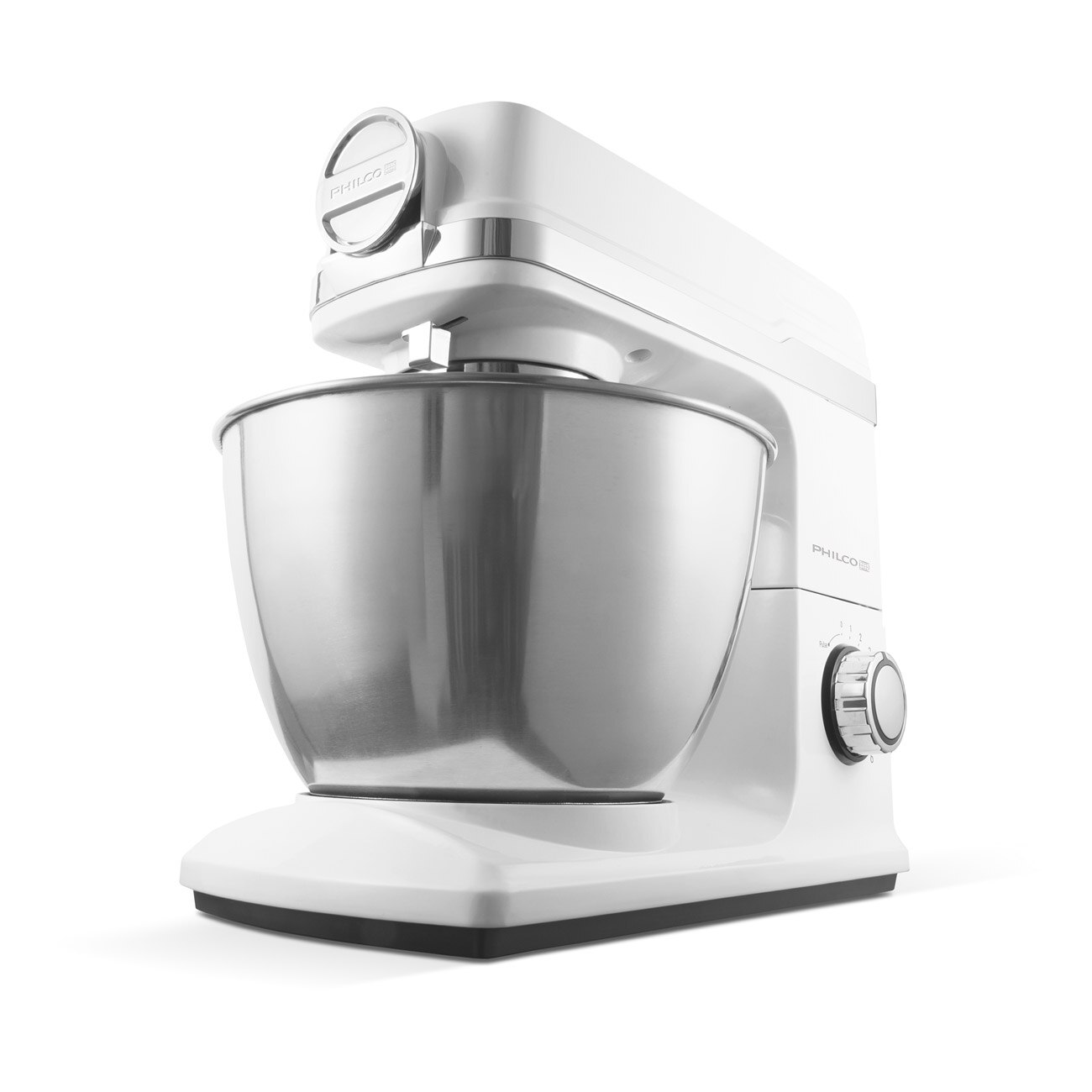 Robot de bucatarie Philco PHSM 9000, 1200 W, 6 viteze bol inox 5 L, blender, masina de tocat, alb