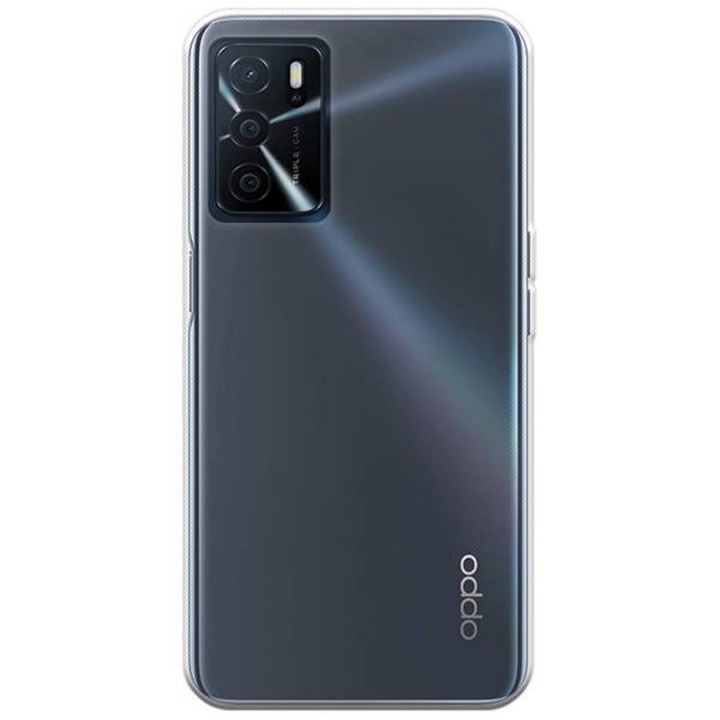 Кейс за телефон Oppo A54s - прозрачен силиконов калъф за гръб