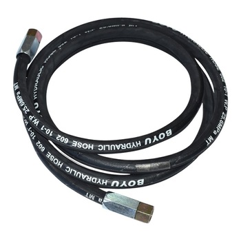 Furtun presiune sertizat cu capete filetate L 2700 mm ,reductie M20X20 Furtun presiune sertizat cu capete filetate L 2700 mm ,reductie M20X20