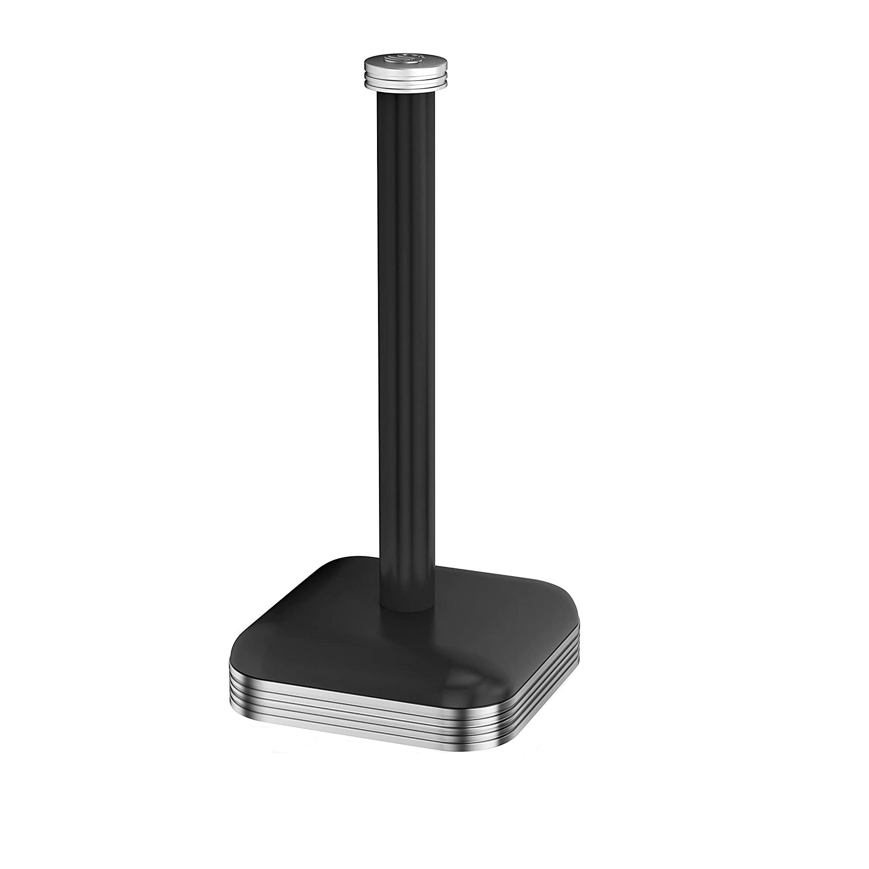 Suport pentru hartia prosop Swan SWKA1040BN, Inox, Baza solida, Retro, Negru