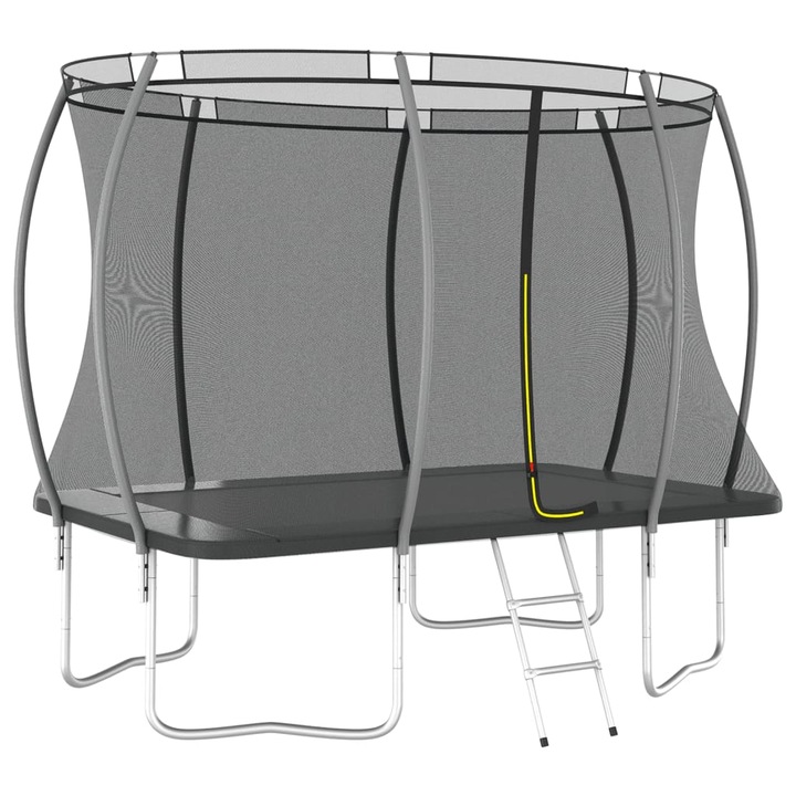 vidaXL négyszögű trambulinszett 274 x 183 x 76 cm 150 kg 92946