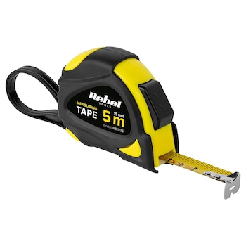Ruleta metalica 19 mm 5M Rebel RB-1135 Ruleta metalica 19 mm 5M Rebel RB-1135