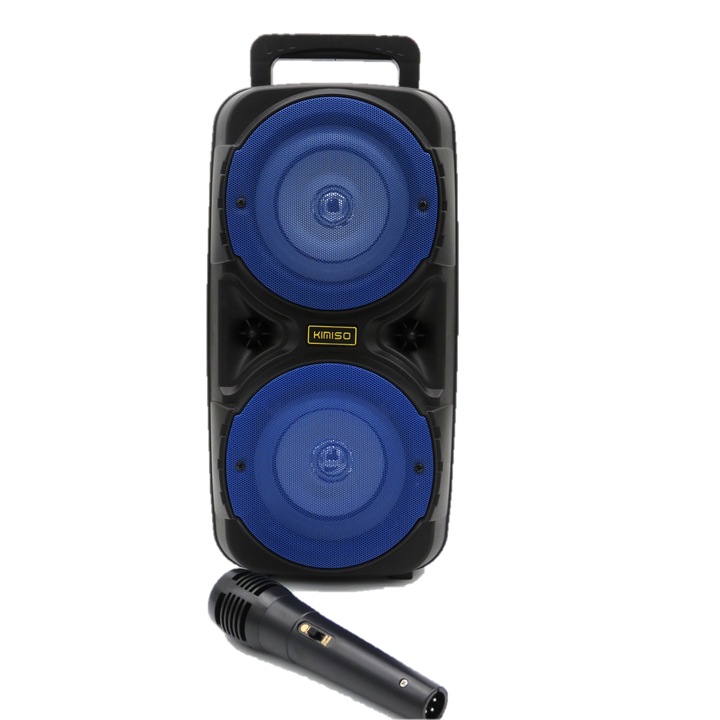 Boxa bluetooth portabila, putere 5w, MicroSD, USB, AUX , Radio FM, cu Microfon Negru