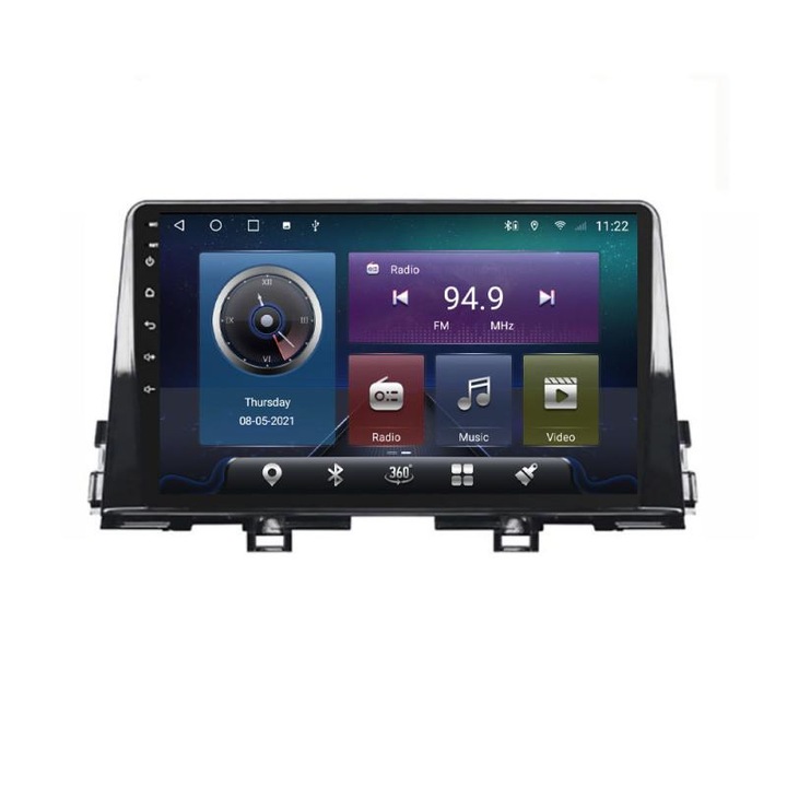 Navigatie dedicata Kia Picanto 2016- Edotec, cu Android, Radio, Bluetooth, Internet, procesor Octa Core, memorie 4GB si 32GB