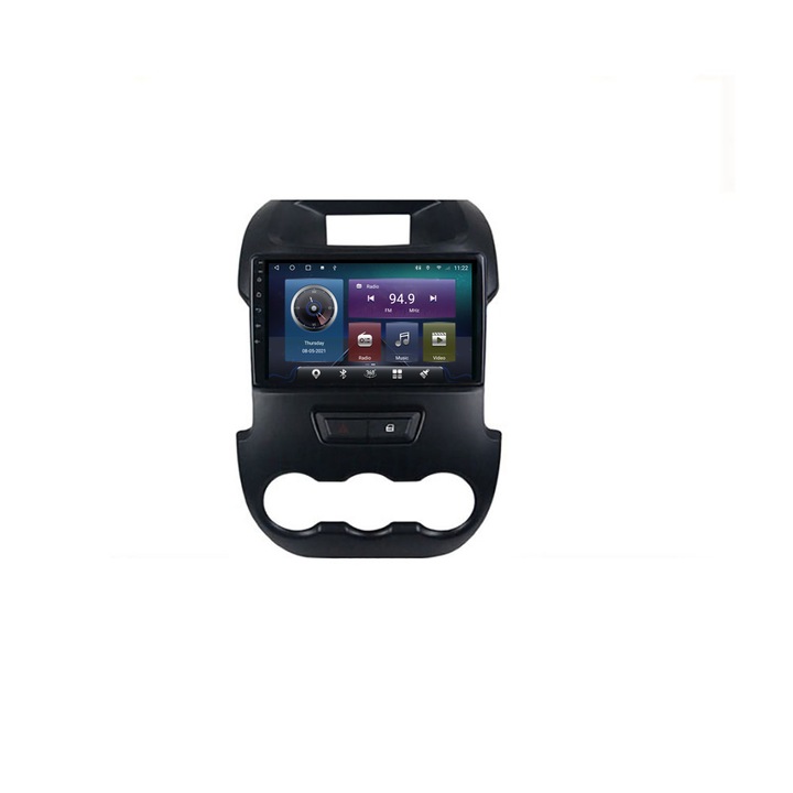 Ford Ranger Edotec dedikált navigáció, Android, rádió, Bluetooth, internet, nyolcmagos processzor, 4 GB és 32 GB memória