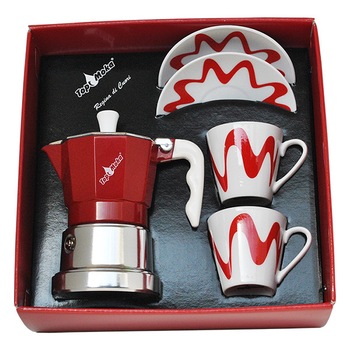 Espressor Top Moka, 2 cesti, 2 farfurii, 1 set Espressor Top Moka, 2 cesti, 2 farfurii, 1 set