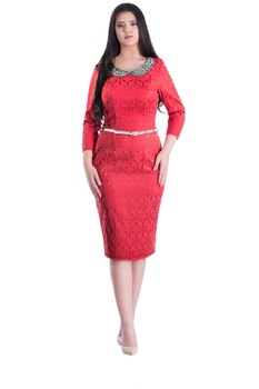 Rochie dama, Per donna, model clasic, culoare rosie, marime 48 RO Rochie dama, Per donna, model clasic, culoare rosie, marime 48 RO