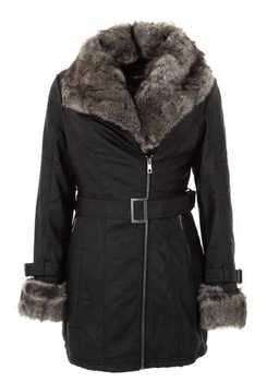 Palton dama, Metrofive, Negru, Marimea XL Palton dama, Metrofive, Negru, Marimea XL