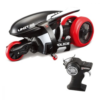 Set Motocicleta cu telecomanda Cyklone 360 ,27 MHz ,Deplasare in toate directiile, lumini LED, pentru copii , ATS, negru rosu Set Motocicleta cu telecomanda Cyklone 360 ,27 MHz ,Deplasare in toate directiile, lumini LED, pentru copii , ATS, negru rosu