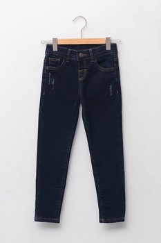 LC WAIKIKI, Blugi cu aspect deteriorat, Bleumarin inchis LC WAIKIKI, Blugi cu aspect deteriorat, Bleumarin inchis