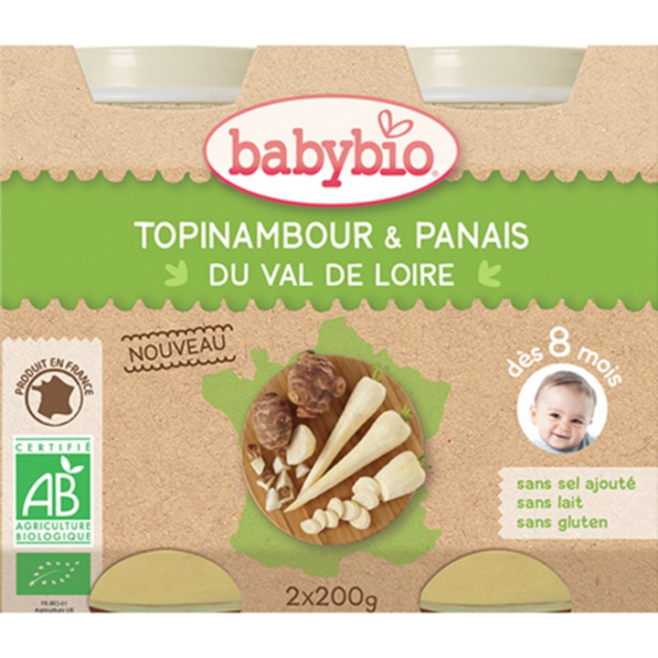 Piure Babybio De Topinambour Si Pastarnac 2 X 0 G De La 8 Luni Emag Ro