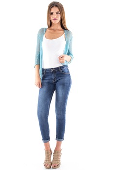 Bolero teal, ROH, handmade, M Bolero teal, ROH, handmade, M