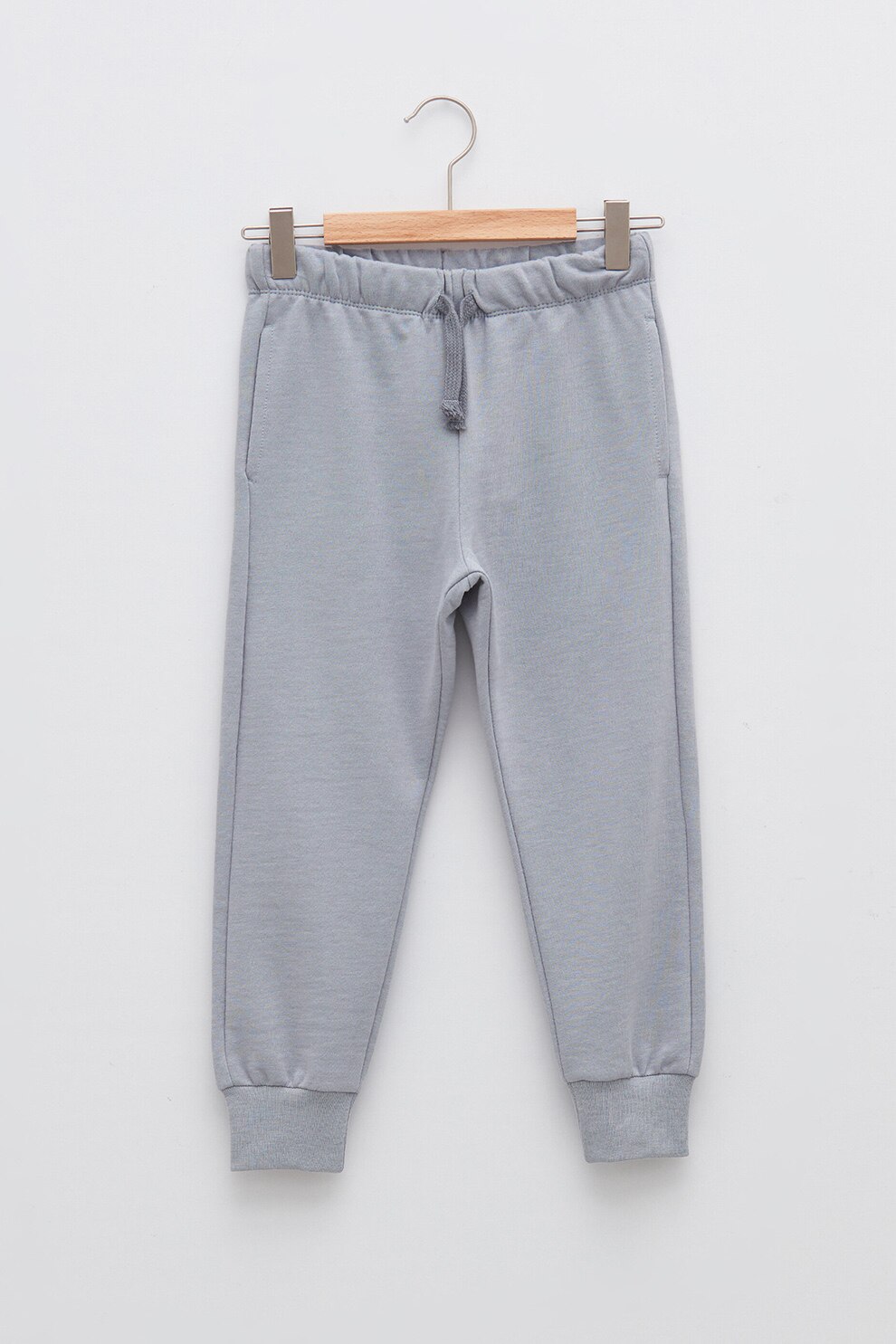 LC WAIKIKI, Pantaloni sport cu snur in talie, Gri cenusa