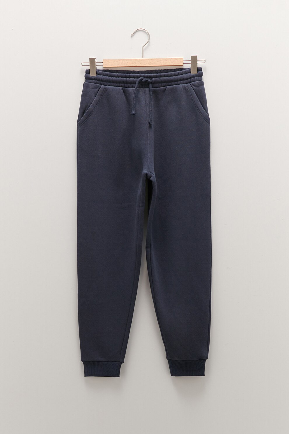 LC WAIKIKI, Pantaloni sport cu snur in talie,W18504Z4, Bleumarin inchis