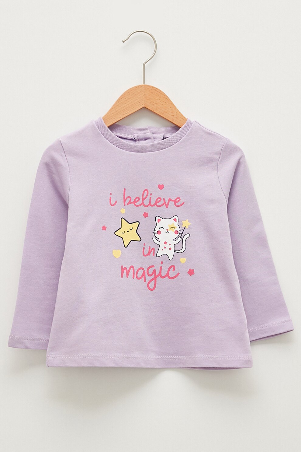 LC WAIKIKI, Bluza cu imprimeu grafic, Lila