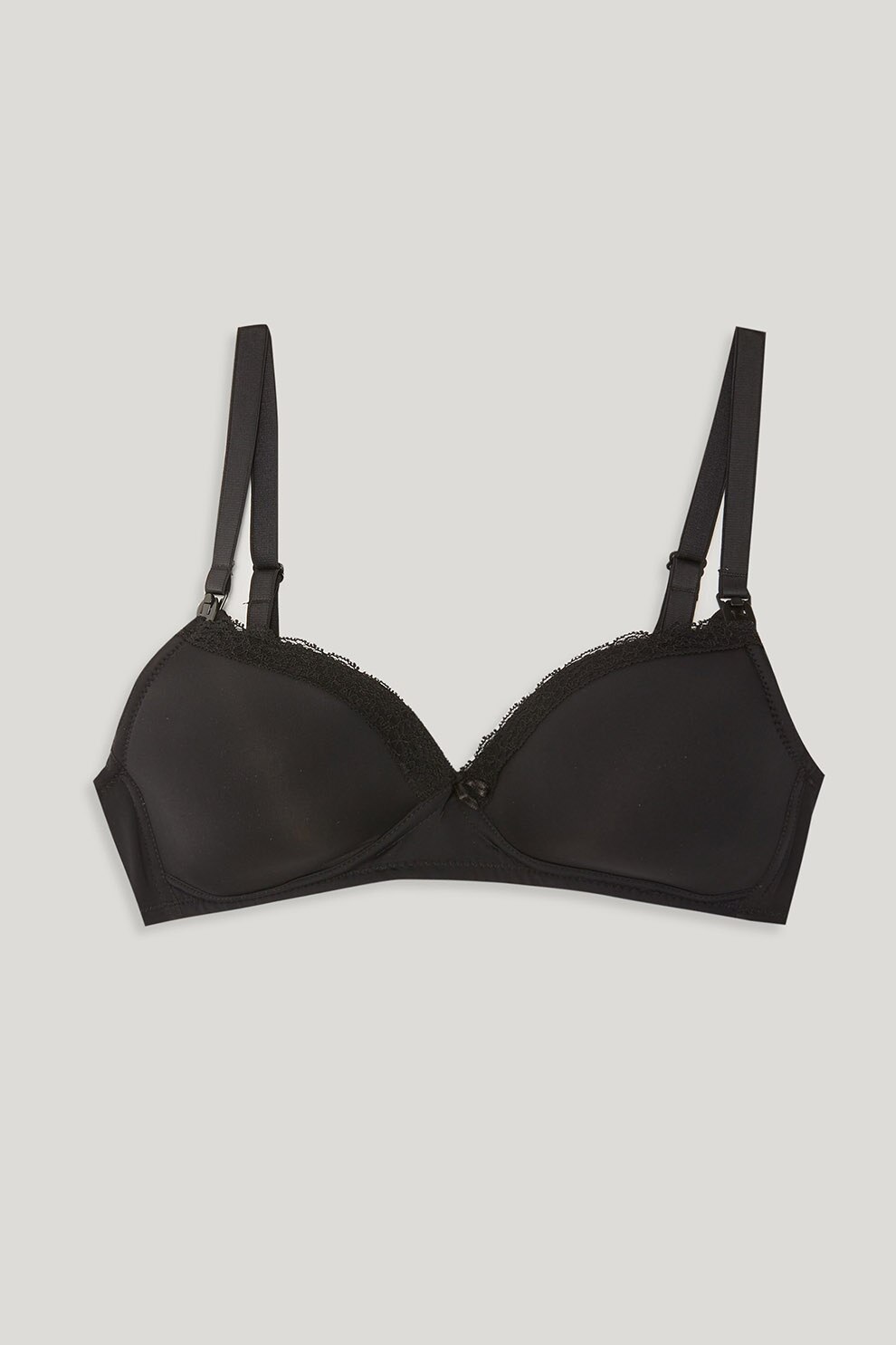 LC WAIKIKI, Sutien cu burete si insertii de dantela, Negru