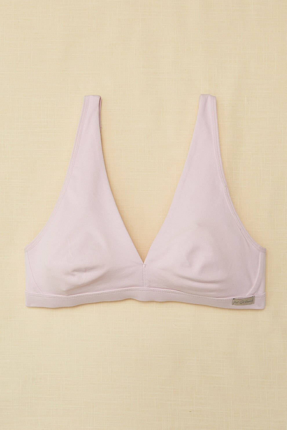 LC WAIKIKI, Sutien uni cu cupe triunghiulare, Roz pal