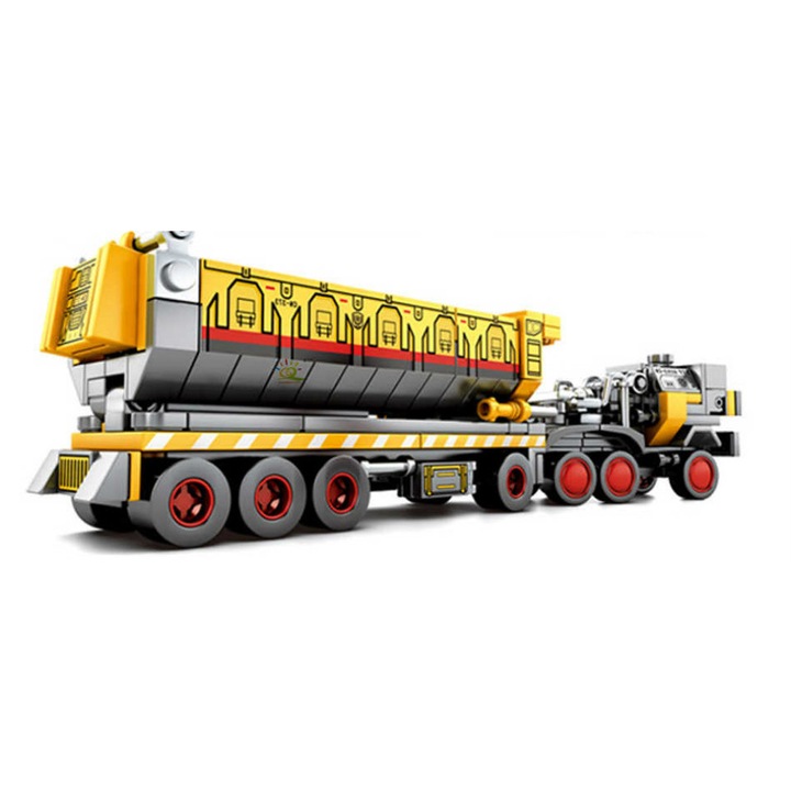 Set constructie masinuta Wandering Eatyh camion transport 257 piese