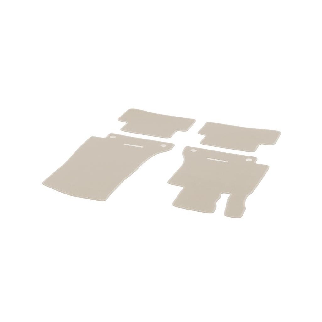 Set covorase fata si spate CLASSIC din Velour, bej, C-Class (W205), Mercedes Benz