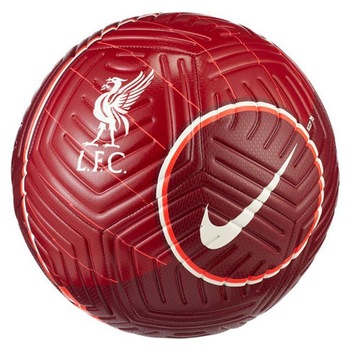 Minge de fotbal Nike pitch, Liverpool, 5, Bordeaux/Alb Minge de fotbal Nike pitch, Liverpool, 5, Bordeaux/Alb