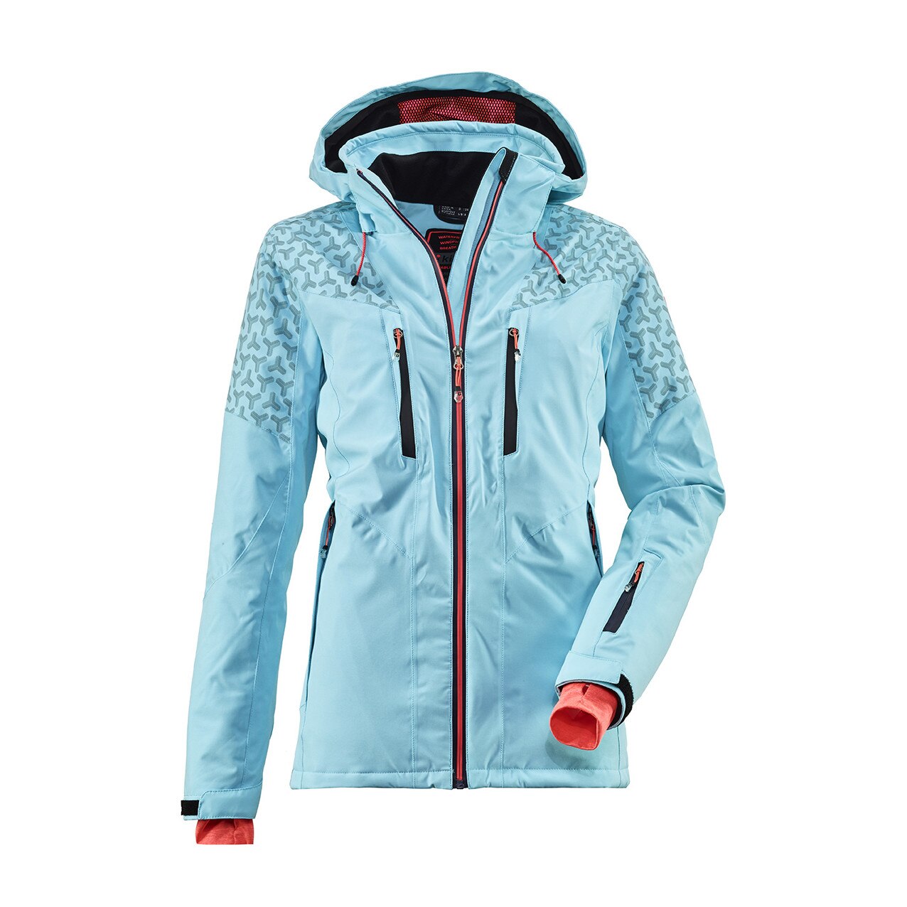 Jacheta Savognin WMN Ski Jckt B Killtec, Albastru aqua