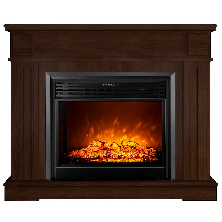 Semineu electric, Masomi, Mari 29 & Miranda-33' 1950 W, Nuc negru, 126*102*30 cm