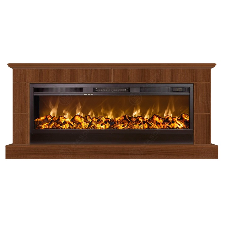 Semineu electric, Masomi, Maxwell 50 & Tasmania-50' 1600 W, Nuc negru, 160*75*27 cm