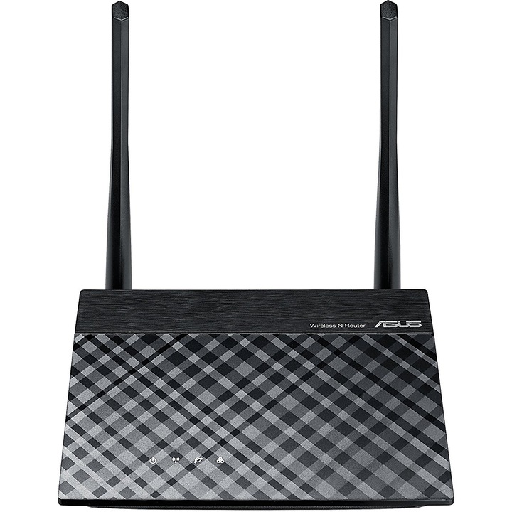 ASUS Vezeték nélküli Router N-es 300Mbps 1xWAN(100Mbps) + 4xLAN(100Mbps), RT-N12E