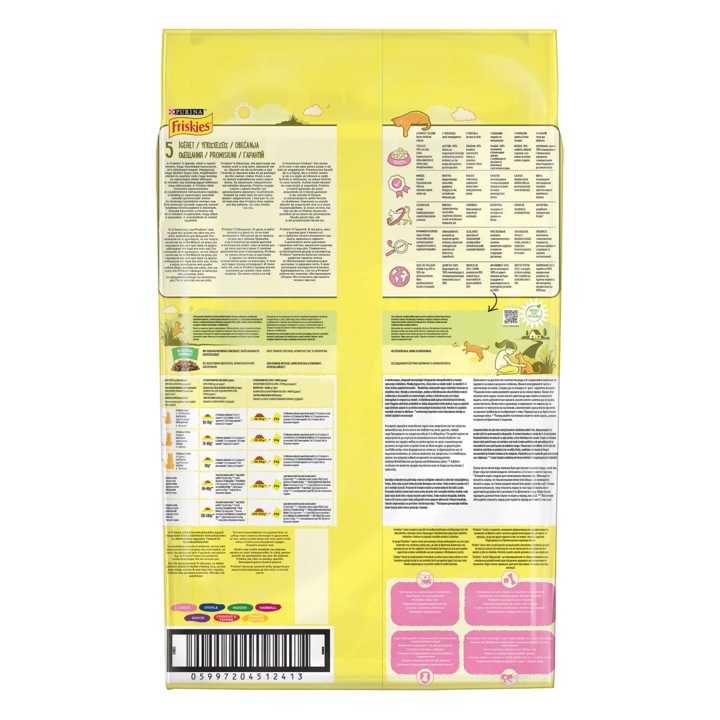 Hrana uscata pentru pisici Friskies Junior, Pui & Legume, 10 Kg