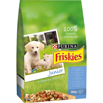 Hrana pentru Caini FRISKIES JUNIOR, 500g Hrana pentru Caini FRISKIES JUNIOR, 500g