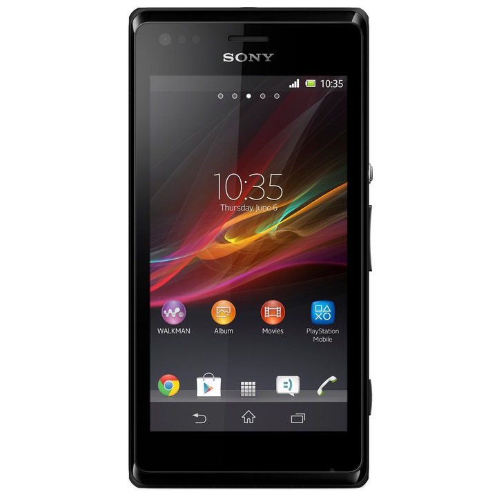 Мобилен телефон Sony Xperia M, Черен