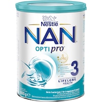 Lapte praf Nestle NAN 3 Optipro, 800g, 1-2 ani